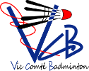 Logo Vic Comté Badminton